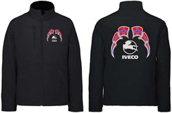 Softshell jacket Iveco Emblem with flags Norway