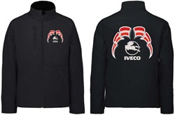 Softshell jacket Iveco Emblem with flags Austria