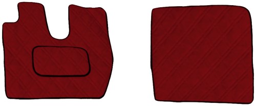 Fußmatten Iveco S-Way Burgund