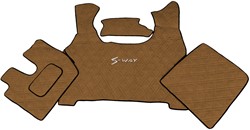 Engine cover and Floor mats Iveco S-Way Brown