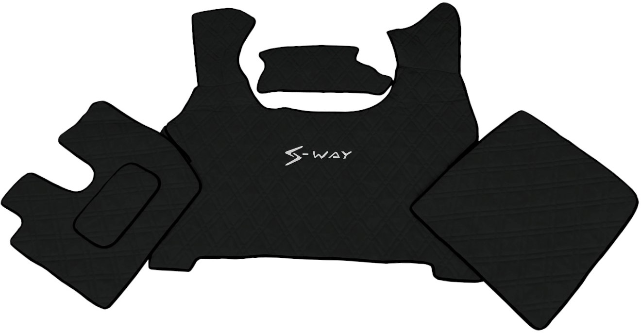 Motortunnel und Fußmatten Iveco SWay Schwarz Truck Accessoires