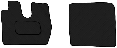 Fußmatten Iveco S-Way Schwarz