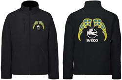 Softshell jacket Iveco Emblem with flags Sweden