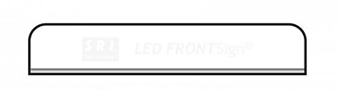 LED Frontsign - Iveco - 23x135 cm
