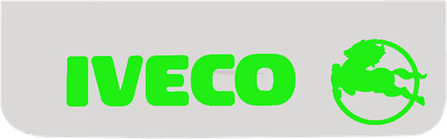 Set Kleine Iveco Spatlappen wit - groen