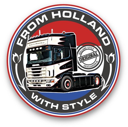 Sticker round - Jarno ter Horst & zn With Style