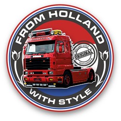 Sticker rond - JEF Trucks With Style
