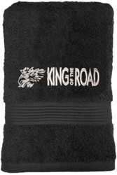 King of the road Handtuch schwarz