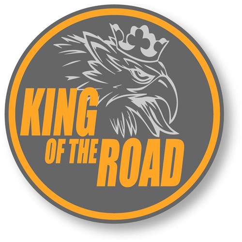 Sticker round - King of the Road