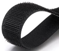 Glue Velcro Hook 20mm Black 250cm