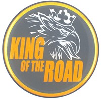 Hub Sticker Gray King of the Road