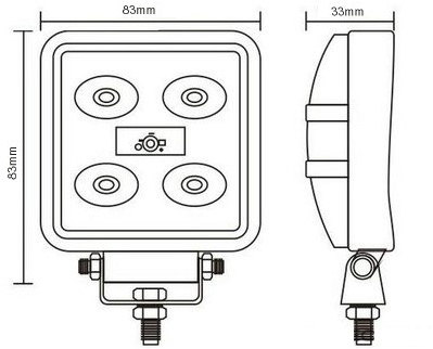 LED-Mini-Arbeitslampe 5 LED'S-3