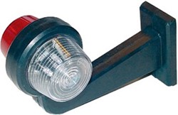 Breedtelamp 195mm LED Rood/Wit - Gylle