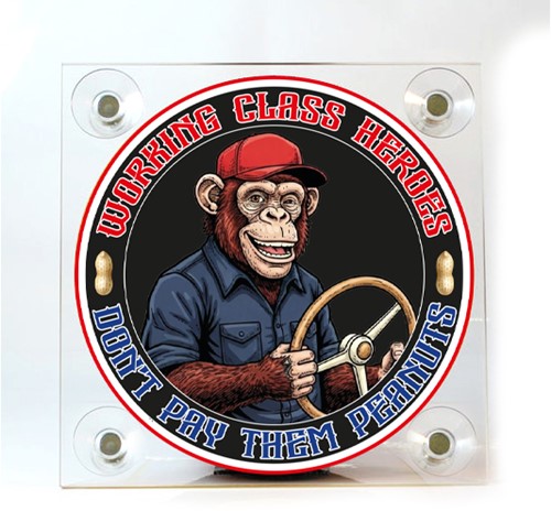 Leuchtkasten Working Class Heroes