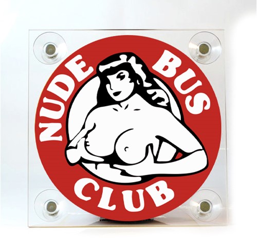 Leuchtkasten Nude Bus Club