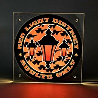 Lichtbakje Red Light District - Adults Only-2