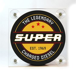 Leuchtkasten The Legendary Super Charged Diesel