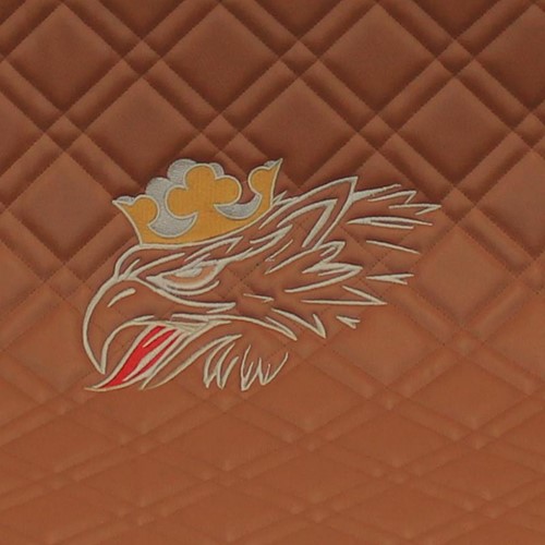 Motortunnel Scania braun genähtes Kunstleder-3