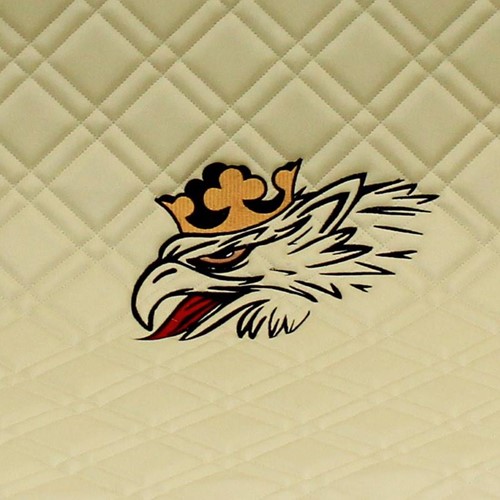 Motortunnel Scania beige genähtes Kunstleder-3