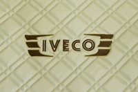Engine cover Iveco Stralis / Hi-Way from 2013 beige stitched Skai-2