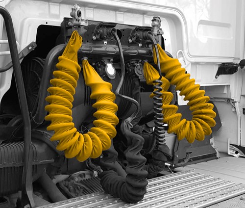 Sleeve for recoil air hose-3