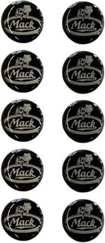 Radmutterkappenaufkleber Mack