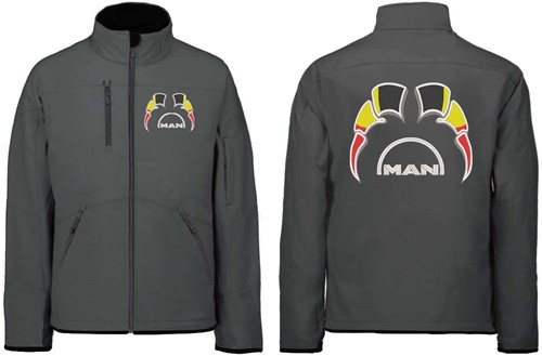 Softshell jacket MAN Emblem with flags Belgium-2