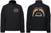 Softshell jacket MAN Emblem with flags Germany