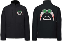 Softshell jas MAN Embleem met wimpels Italië