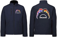 Softshell jacket MAN Emblem with flags Netherlands - Germany-3