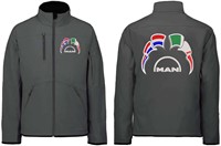Softshell jas MAN Embleem met wimpels Nederland - Italië-2