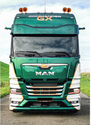 Polyester Zonneklep MAN TGX 2022 -2