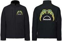 Softshell jas MAN Embleem met wimpels Zweden