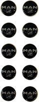 Wheel Nut Cap Stickers MAN