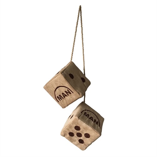 MAN dice with stitched logo-2