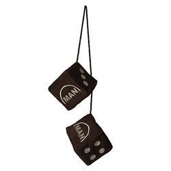 MAN dice with stitched logo