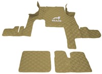 Motortunnel en Vloermatten MAN TGX -2017 Beige