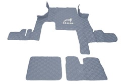 Motortunnel en Vloermatten MAN TGX -2017 Grijs