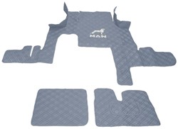Engine cover and Floor mats MAN TGX -2017 Grey