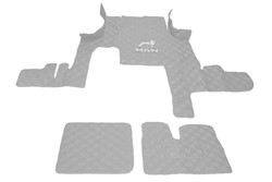 Motortunnel en Vloermatten MAN TGX -2017 Wit