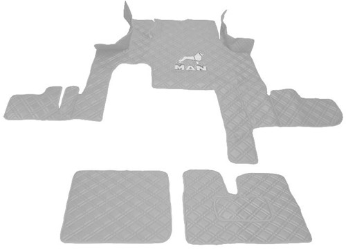 Engine cover and Floor mats MAN TGX -2017 White