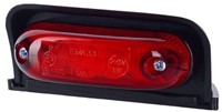 LED zijmarkerings verlichting met bevestiging - Rood