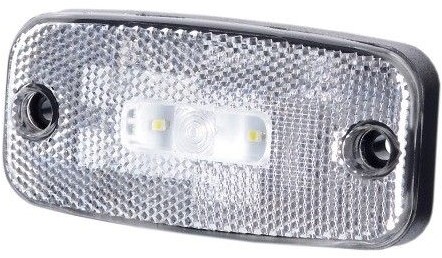 LED side marker lighting with reflector - White Truck Accessoires