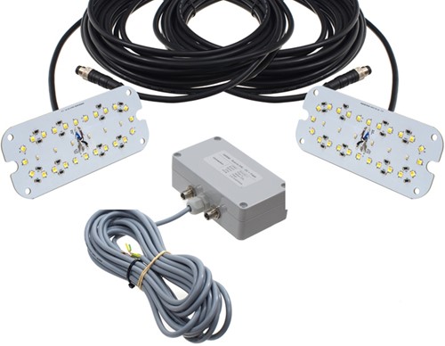 LED-verstraler voor Hella Talmu DRL-lampen, 24V - Dual color Yellow / Xenon white + Strobe
