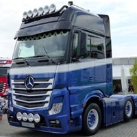 Polyester Zonneklep Mercedes Actros MP4-2