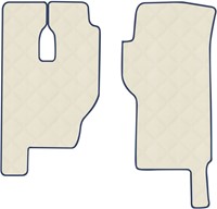 Floor mats Mercedes ACTROS for folding seats from '02 to '11 Cab. L