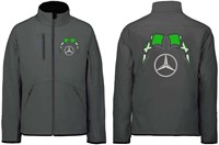 Softshelljacke Mercedes Emblem mit Wimpel Achterhoek-2