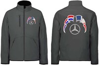 Softshell jacket Mercedes Emblem with flags Netherlands - France-2