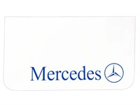 Set Mercedes Spatlappen wit - blauw