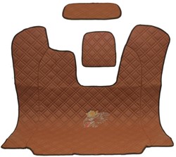 Motortunnel Scania bruin gestikt skaileer